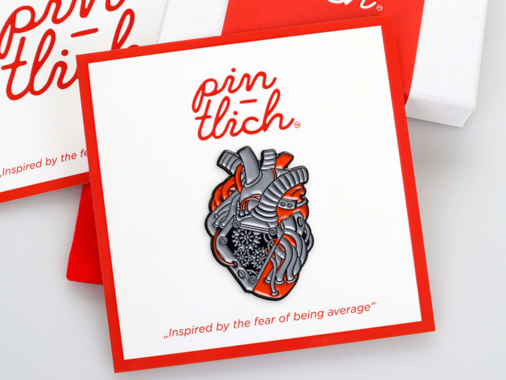 Mechanic Heart – Smaltovaný odznak (#053)