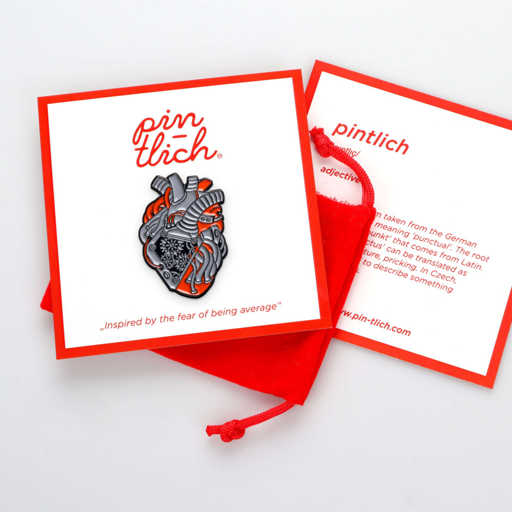 Mechanic Heart – Smaltovaný odznak (#053) - Image 5