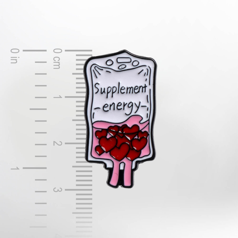 Supplement Energy – Smaltovaný odznak (#151) - Image 2