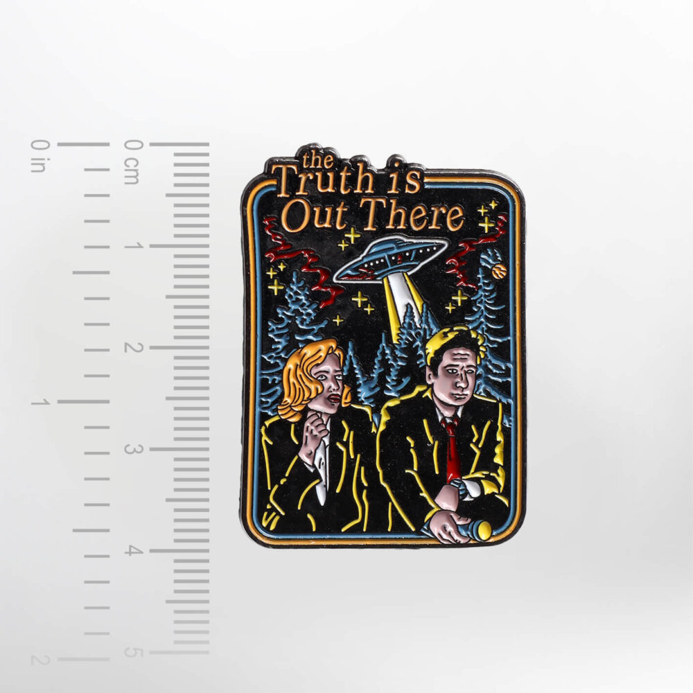 X-Files – The Truth Is Out There – Smaltovaný odznak (#153) - Image 2