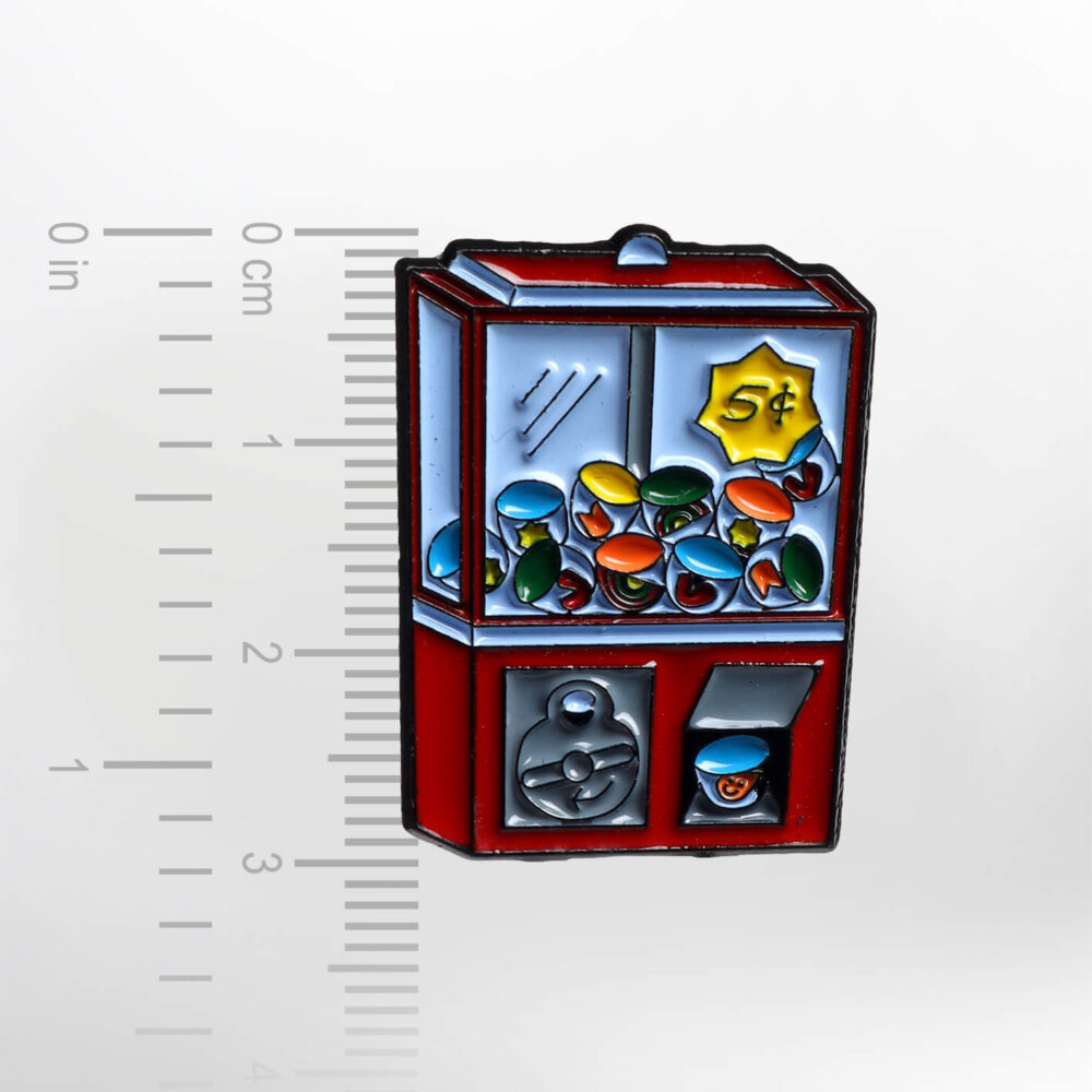 Toy Capsule Vending Machine – Smaltovaný odznak (#163) - Image 2