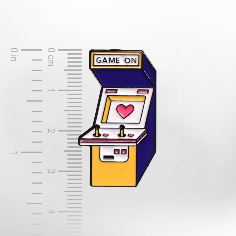 Game On Arcade – Smaltovaný odznak (#195) - Image 2