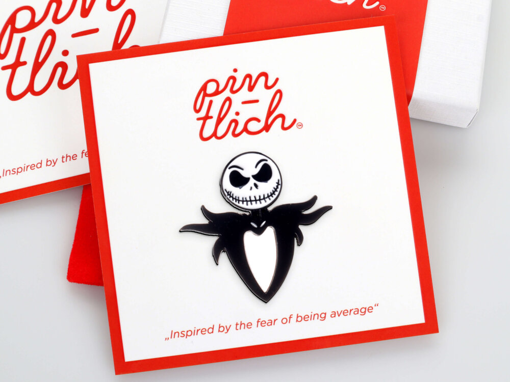 The Nightmare Before Christmas – Jack Skellington – Smaltovaný odznak (#257)