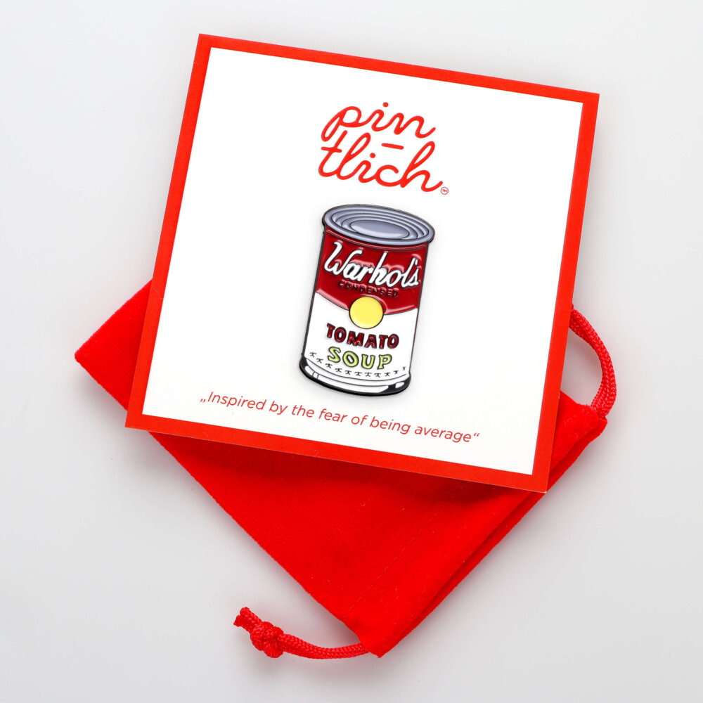 Warhol's Tomato Soup – Smaltovaný odznak (#342) - Image 4