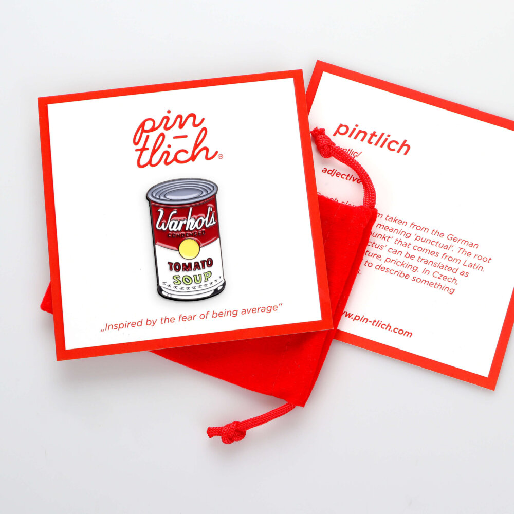 Warhol's Tomato Soup – Smaltovaný odznak (#342) - Image 5