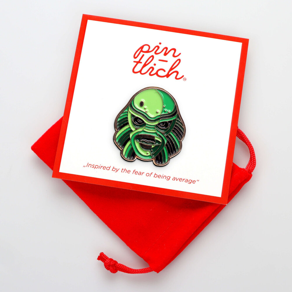 Creature from the Black Lagoon – Gillman – Smaltovaný odznak (#374) - Image 4