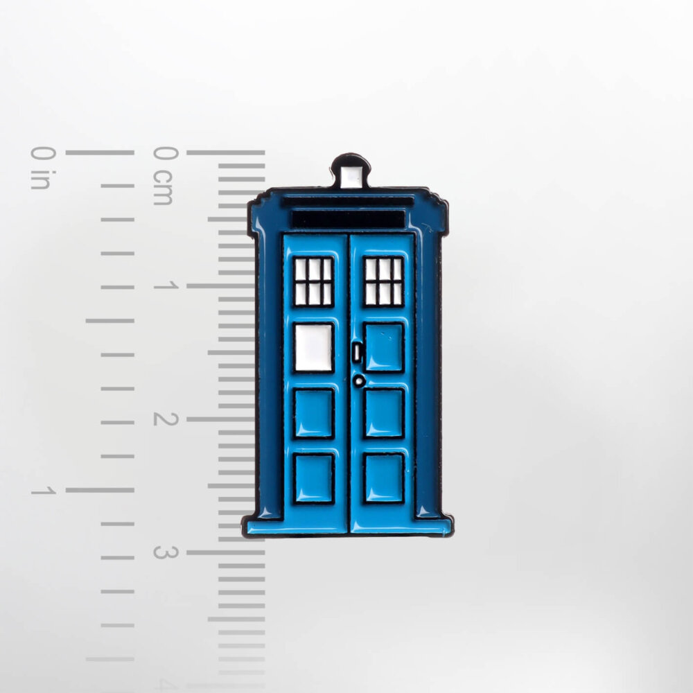Doctor Who – Tardis – Smaltovaný odznak (#427) - Image 2