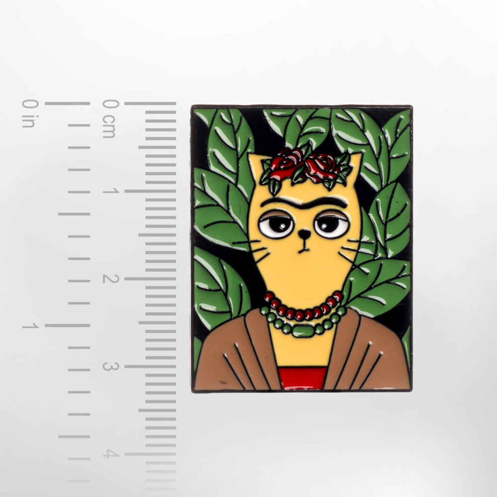 Frida Cathlo – Smaltovaný odznak (#444) - Image 2