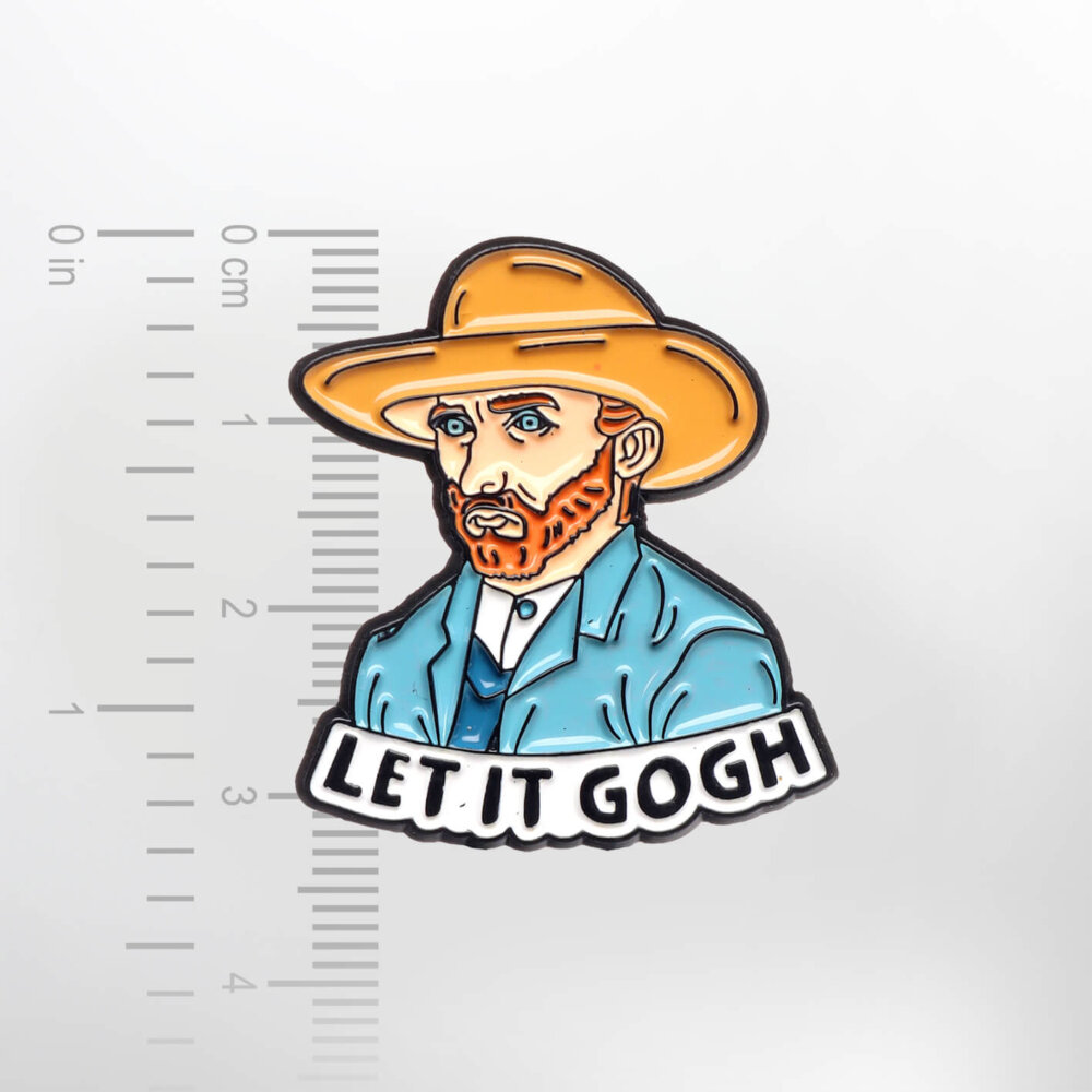 Let It Gogh – Smaltovaný odznak (#447) - Image 2
