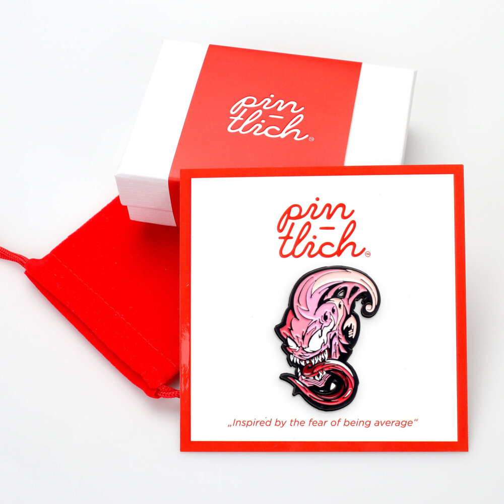 Pink Venom – Smaltovaný odznak (#454) - Image 3
