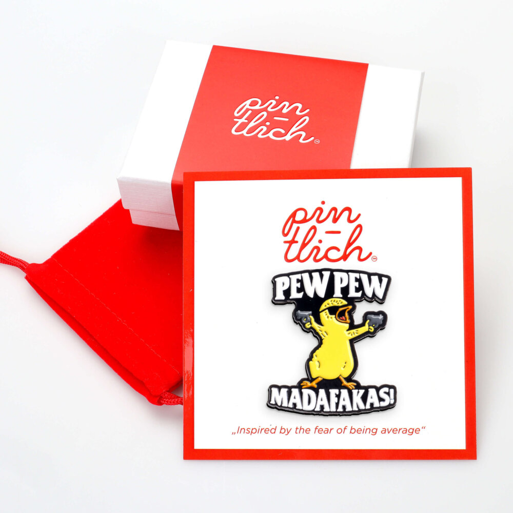Pew Pew Madafakas'  – Smaltovaný odznak (#481) - Image 3