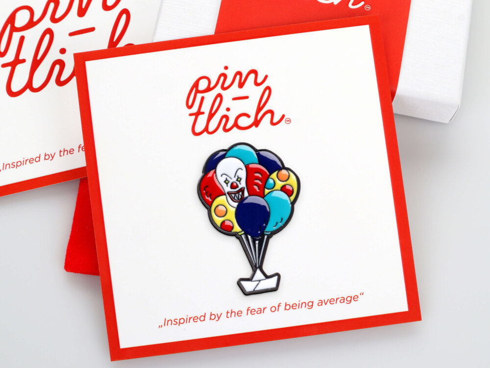 Clown Balloons – Smaltovaný odznak (#508)