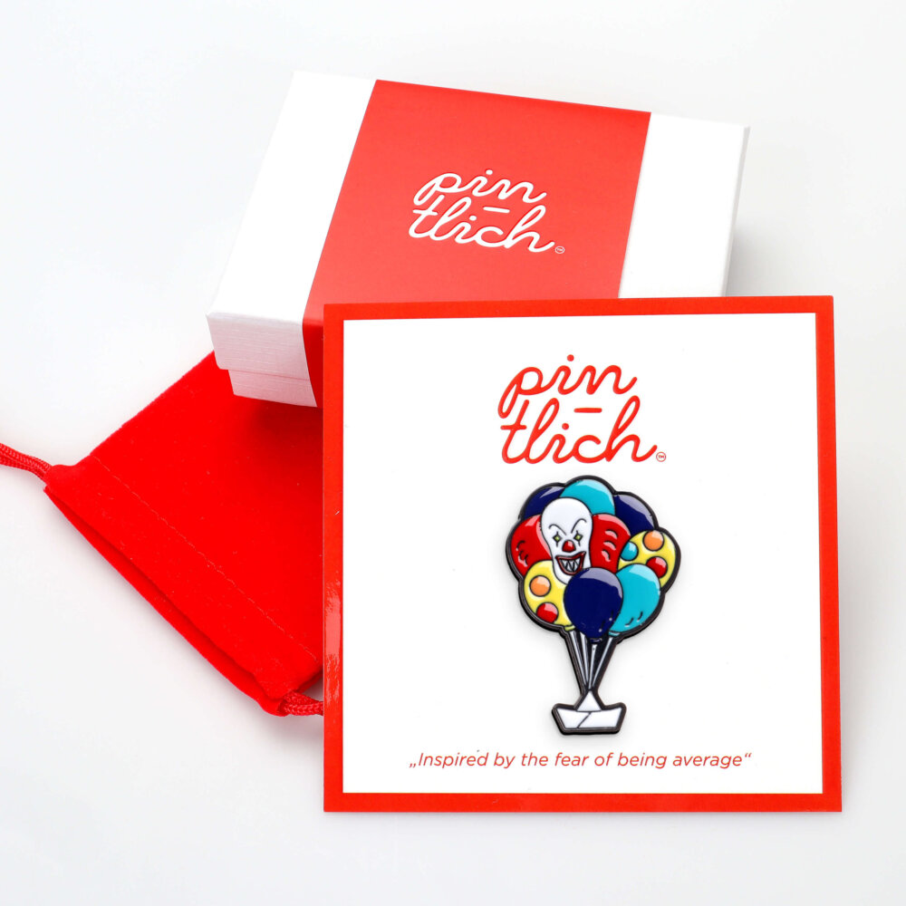 Clown Balloons – Smaltovaný odznak (#508) - Image 3