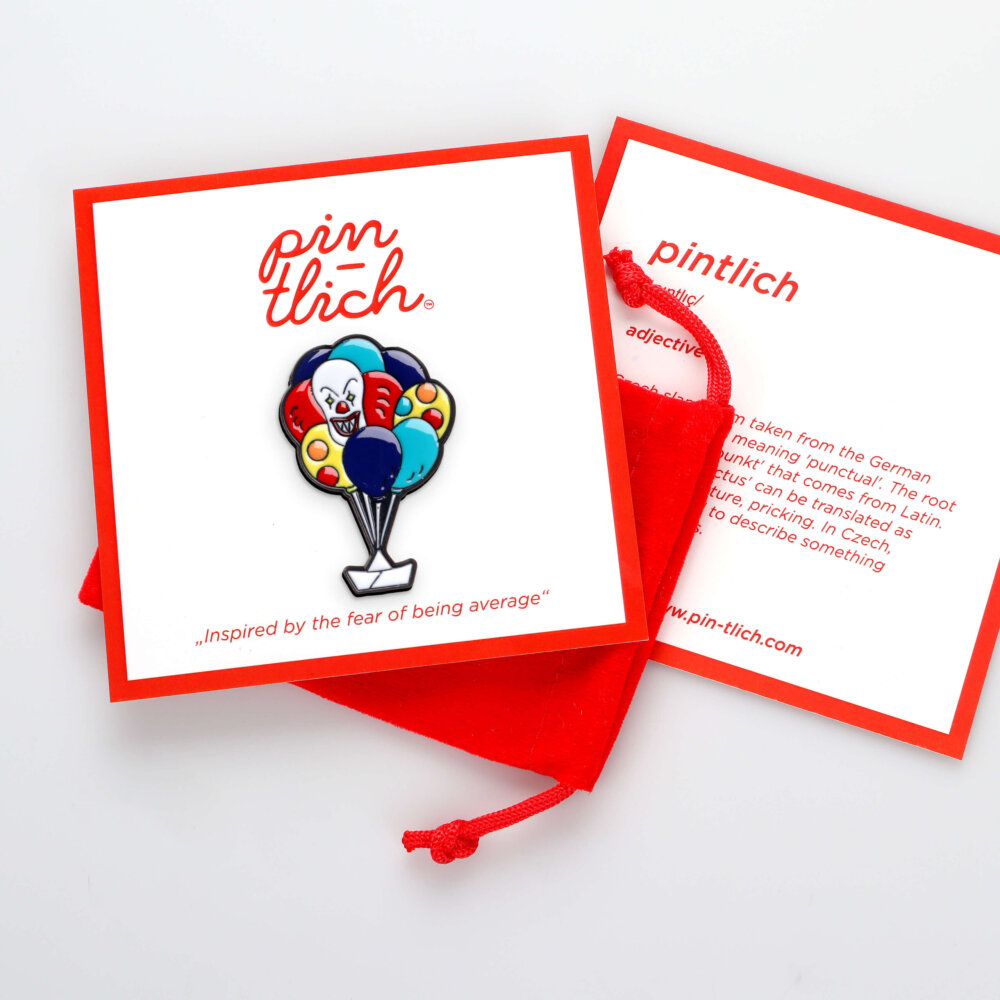 Clown Balloons – Smaltovaný odznak (#508) - Image 5