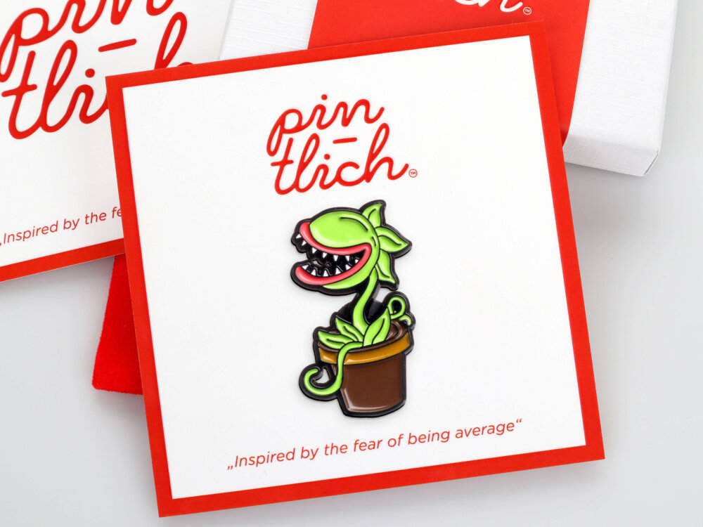 Little Shop Of Horrors – Audrey II – Smaltovaný odznak (#536)