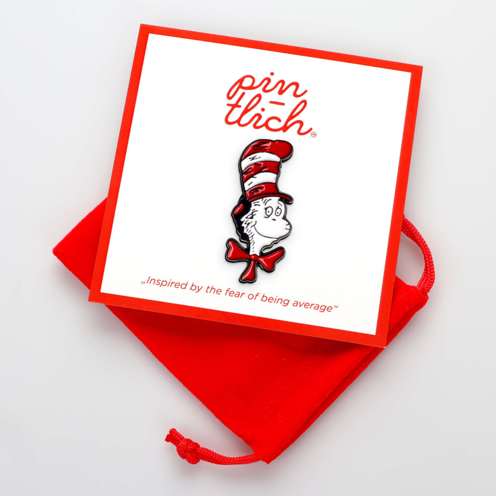 The Cat in the Hat – Smaltovaný odznak (#546) - Image 4