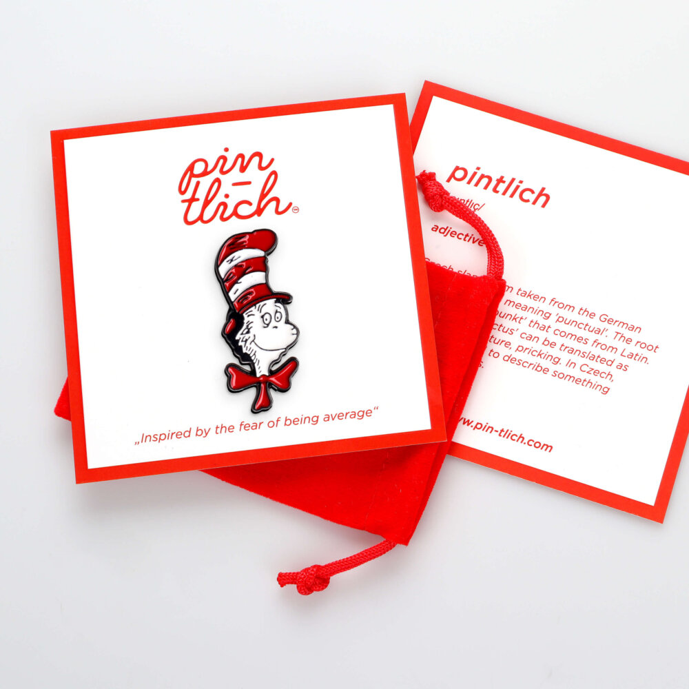 The Cat in the Hat – Smaltovaný odznak (#546) - Image 5