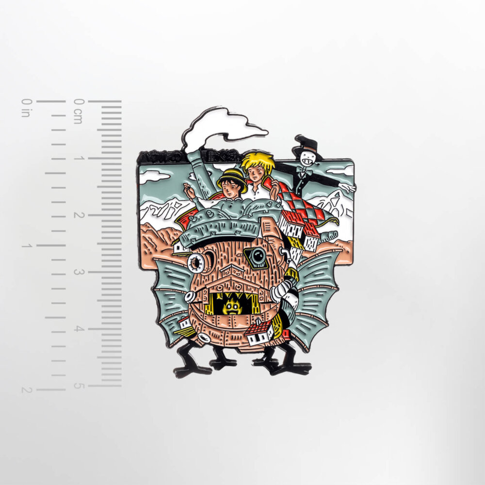 Howl's Moving Castle – Smaltovaný odznak (#5006) - Image 2