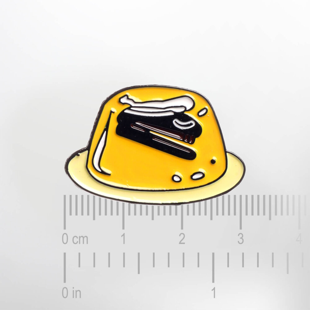 The Office – Stapler in Jello – Smaltovaný odznak (#629) - Image 2