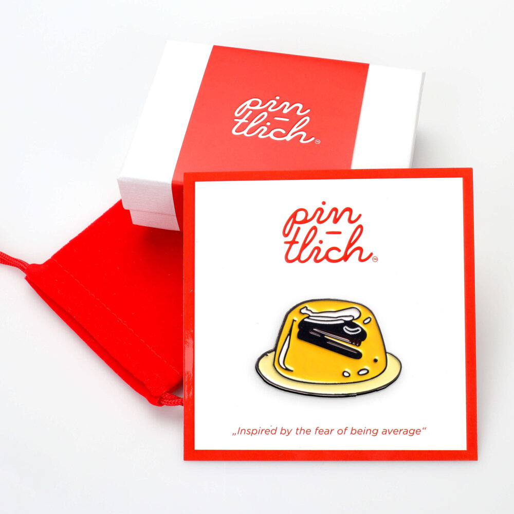 The Office – Stapler in Jello – Smaltovaný odznak (#629) - Image 3