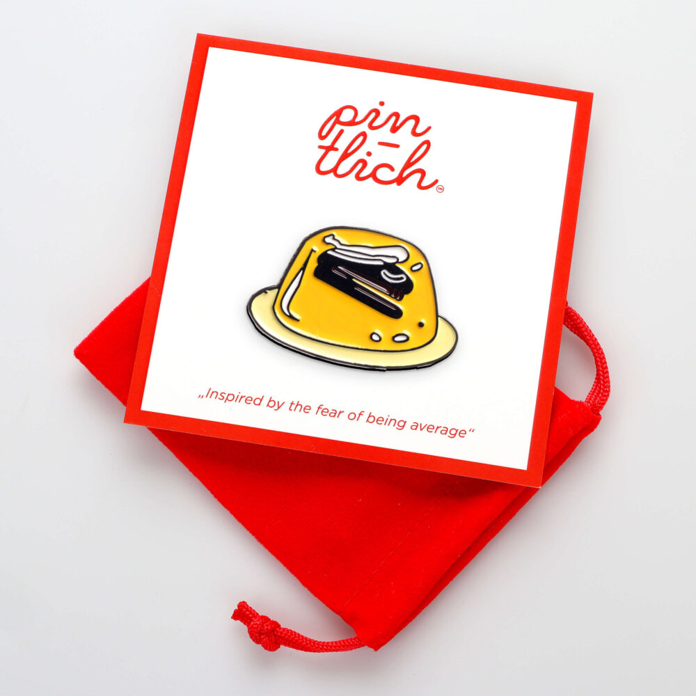 The Office – Stapler in Jello – Smaltovaný odznak (#629) - Image 4