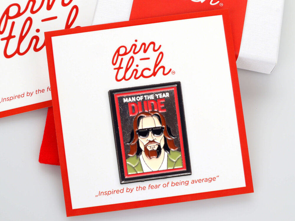 Big Lebowski – Dude – Smaltovaný odznak (#632)