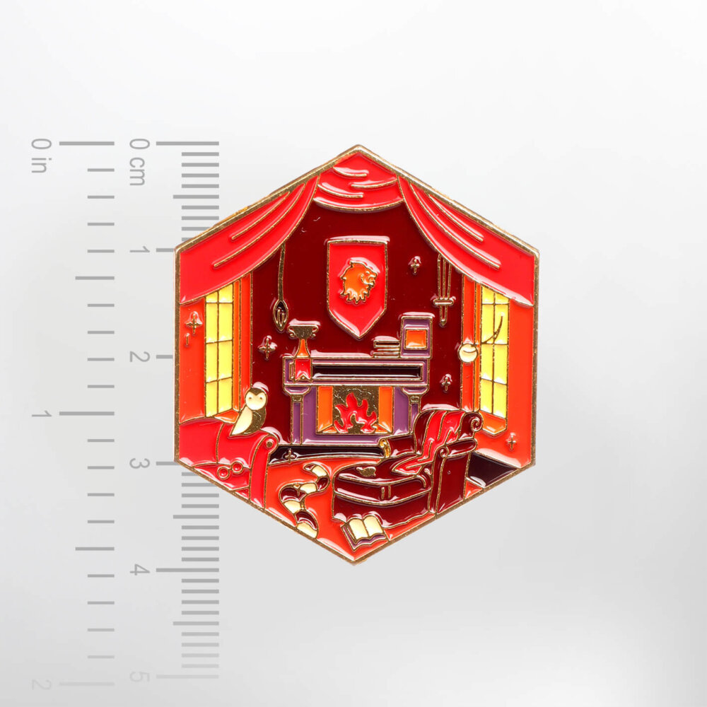 Harry Potter – House of Gryffindor – Smaltovaný odznak (#683) - Image 2