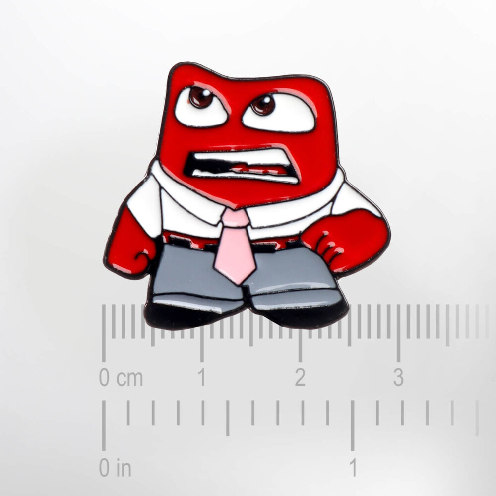 Inside Out – Anger – Smaltovaný odznak (#718) - Image 2