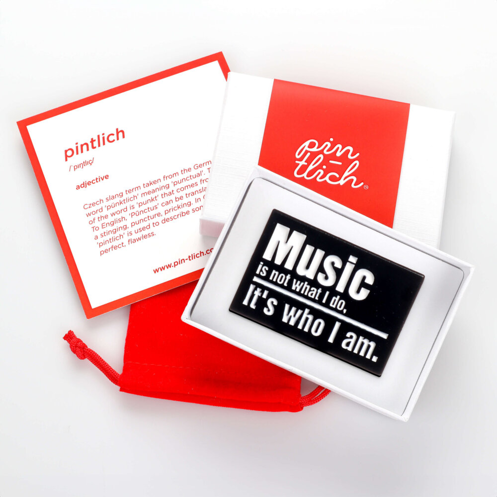 Music Is Not What I Do, It's Who I am. – Smaltovaný odznak (#731) - Image 6