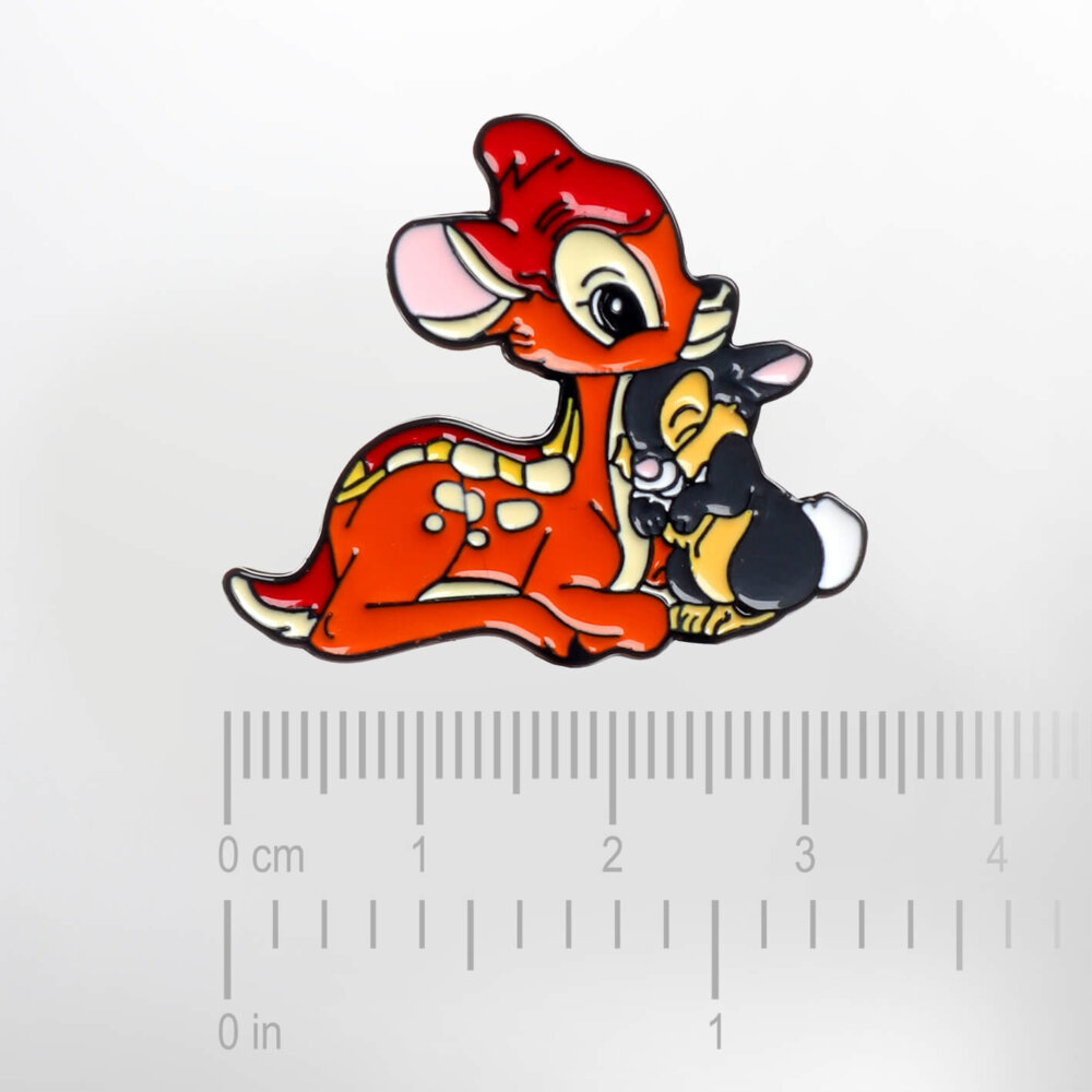 Bambi and Thumper – Smaltovaný odznak (#764) - Image 2