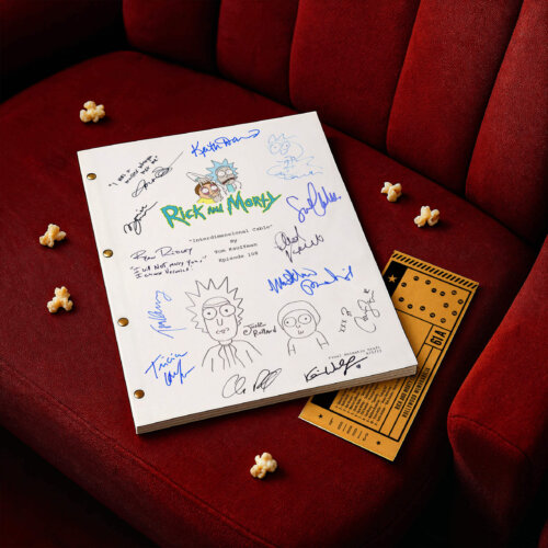 RICK AND MORTY (2013) "Interdimensional Cable" + "Needfull Things" Screenplay