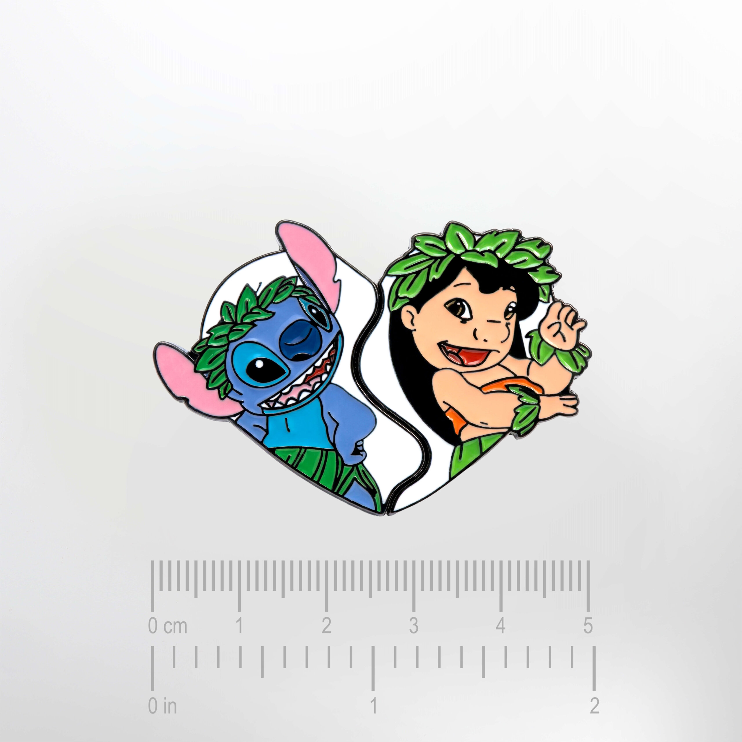 Lilo and Stitch Hula Heart – Smaltovaný odznak (#5029) - Obrázek 2