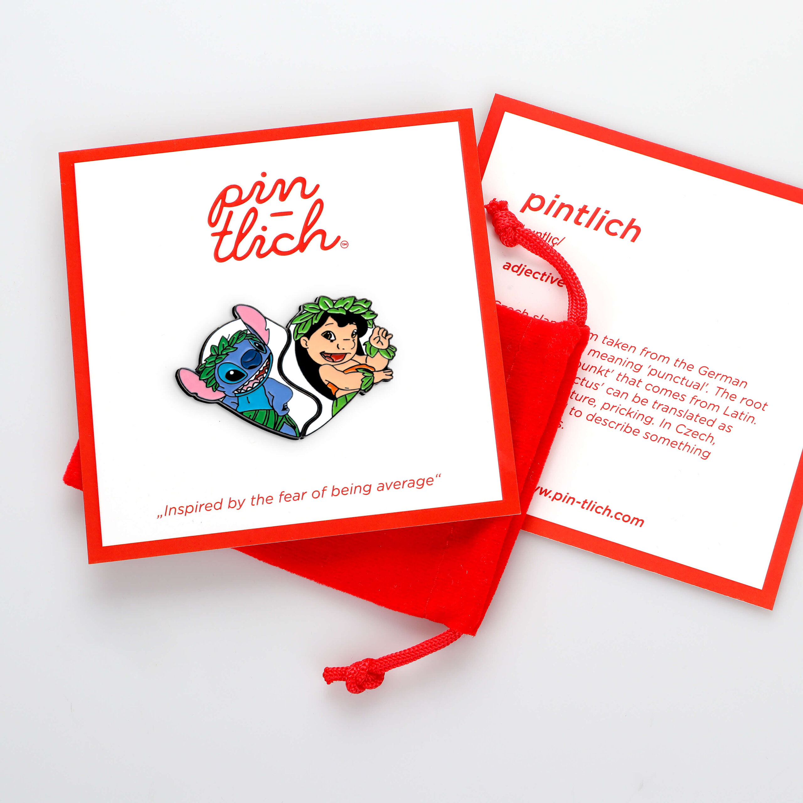Lilo and Stitch Hula Heart – Smaltovaný odznak (#5029) - Obrázek 5