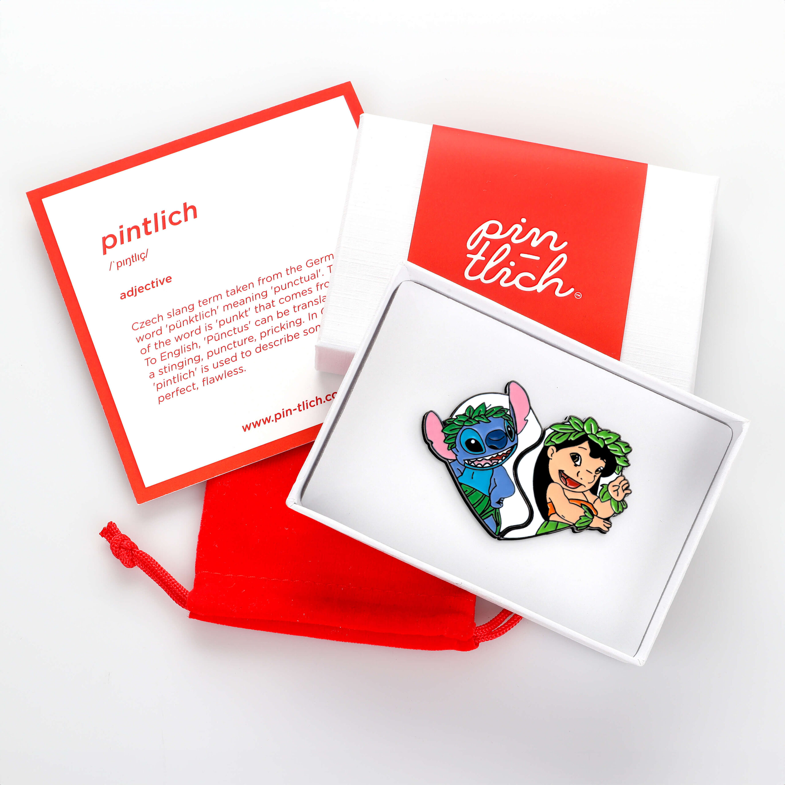 Lilo and Stitch Hula Heart – Smaltovaný odznak (#5029) - Obrázek 6
