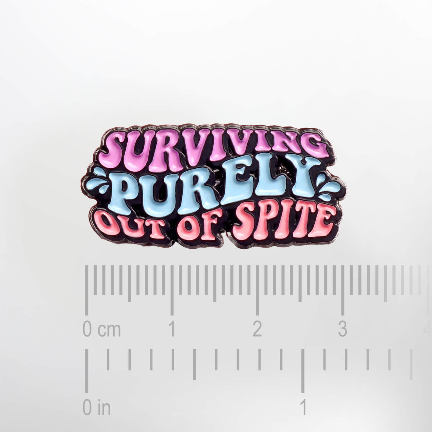 Surviving Purely Out of Spite – Smaltovaný odznak (#853) - Obrázek 2