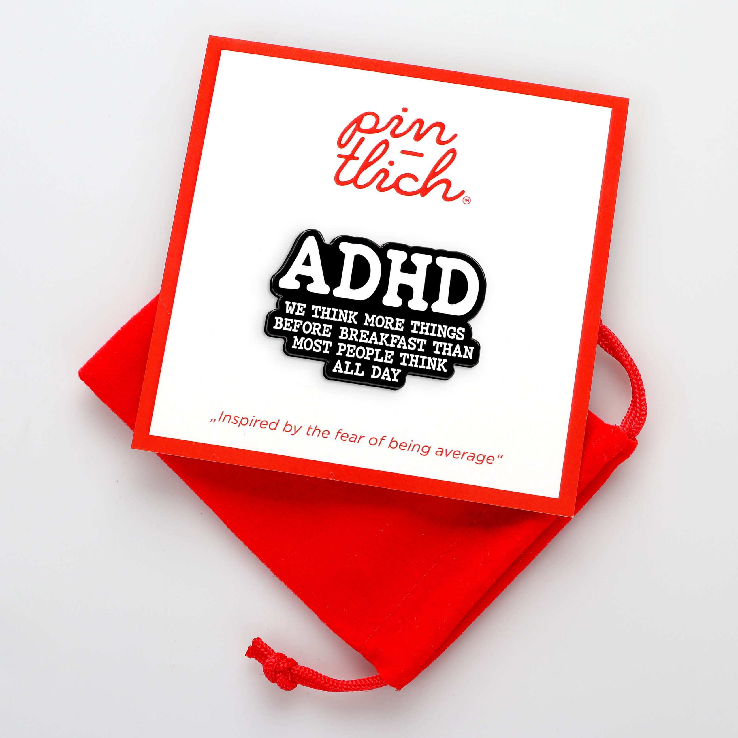 ADHD Thoughts – Smaltovaný odznak (#856) - Obrázek 4