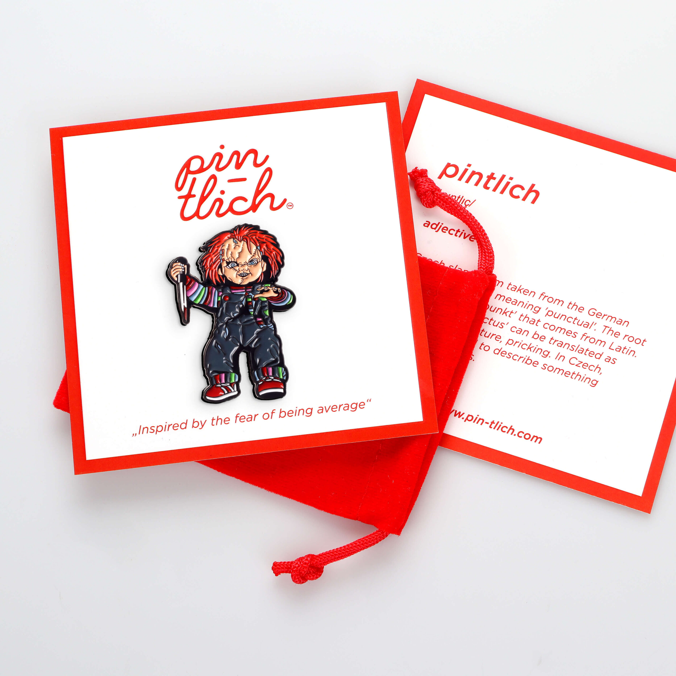 Chucky Horror Doll – Smaltovaný odznak (#874) - Obrázek 5