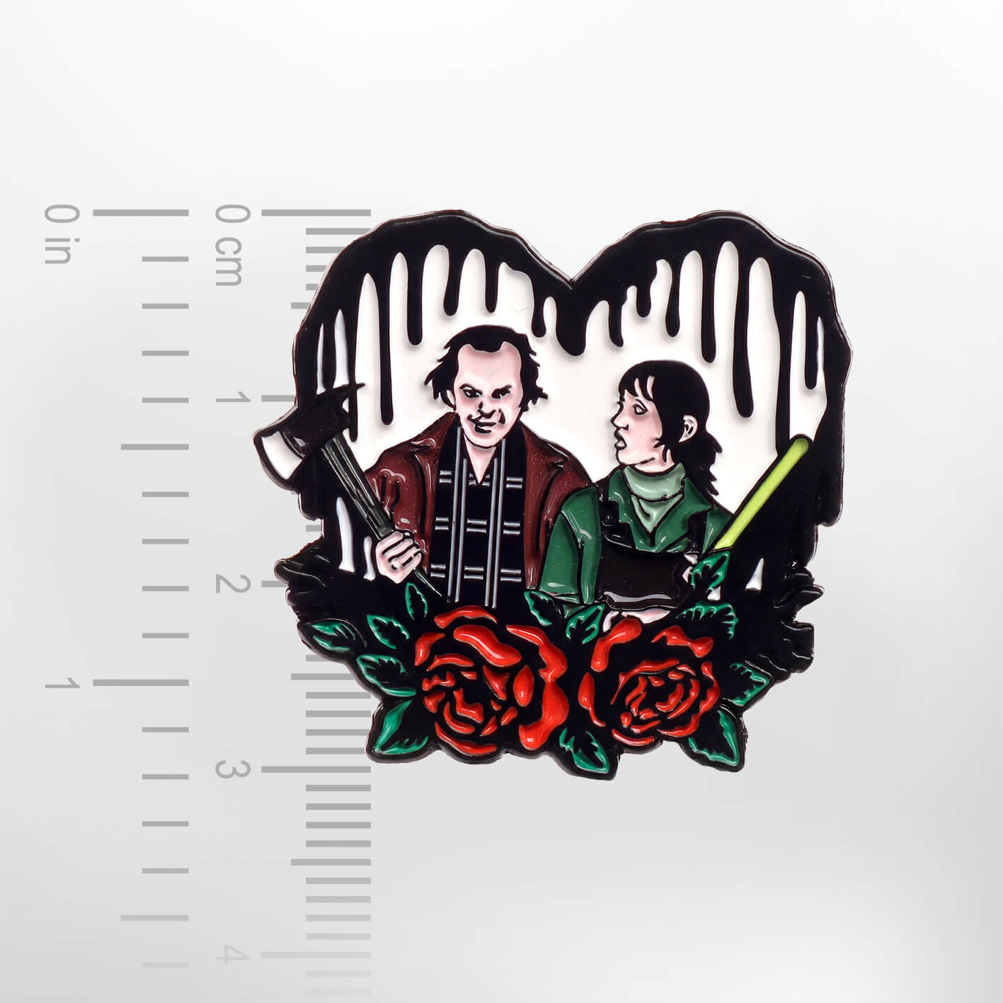 The Shining Heart – Smaltovaný odznak (#877) - Obrázek 2
