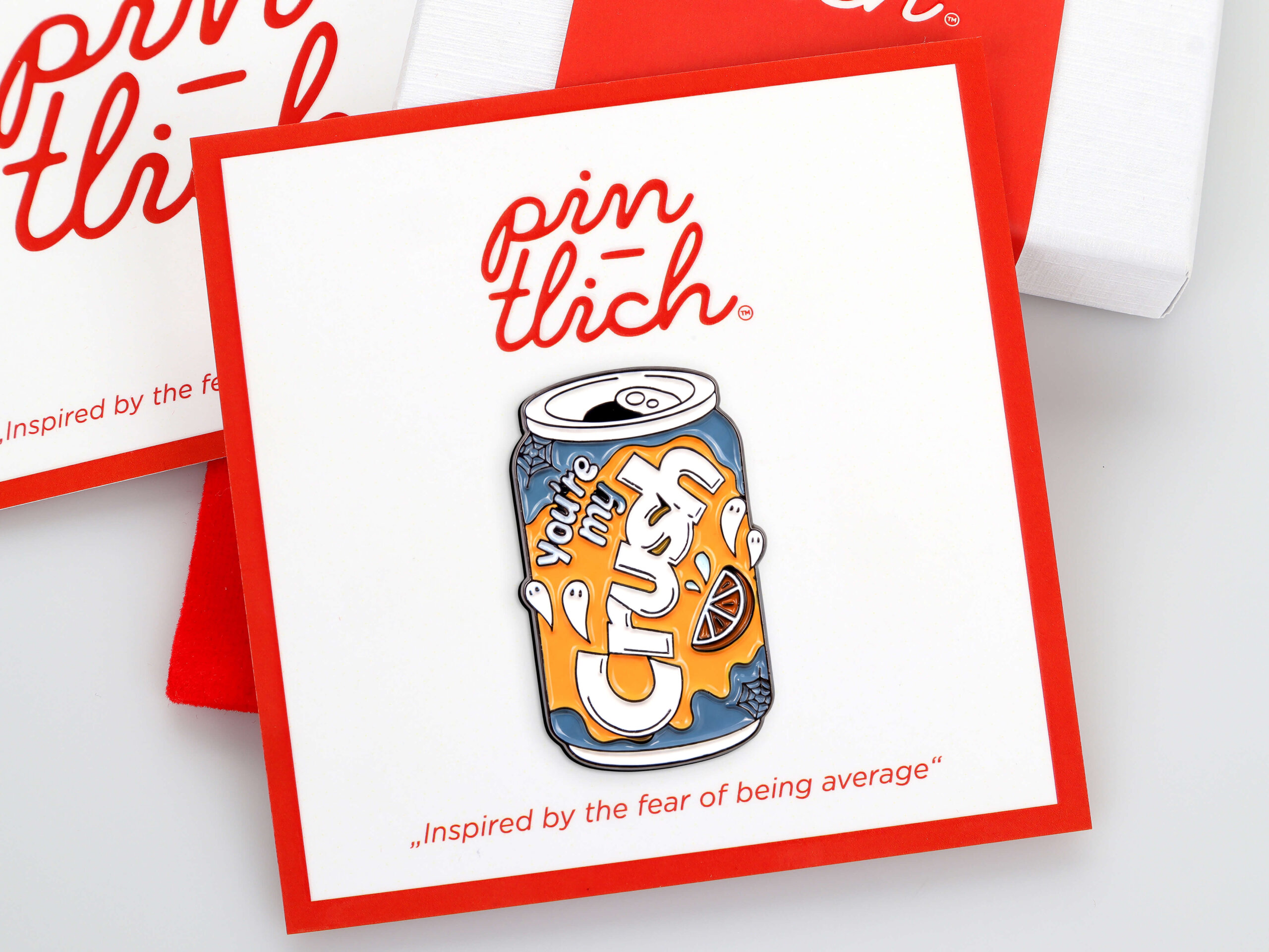 You're My Crush Spooky Soda – Smaltovaný odznak (#922)