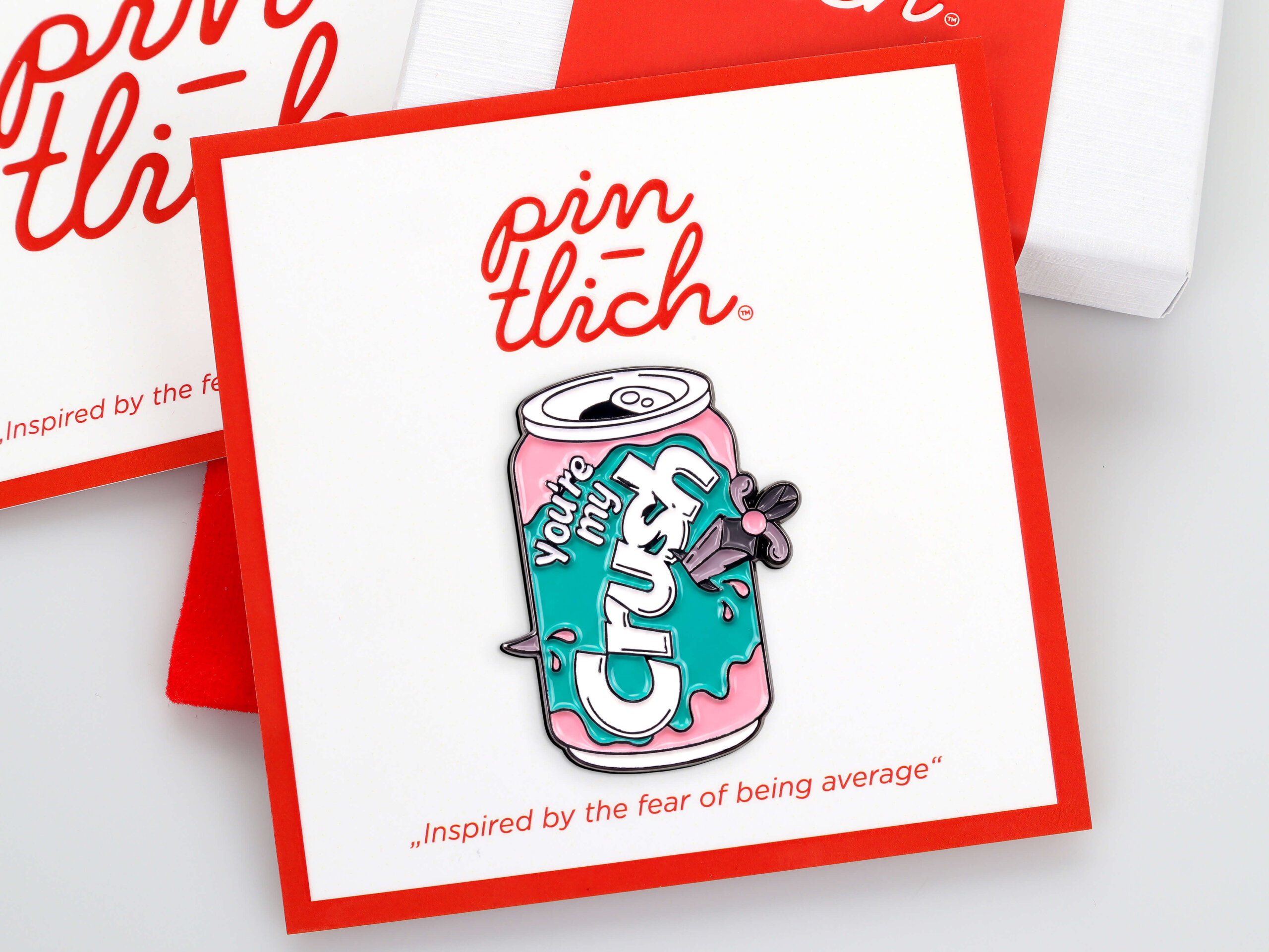 You're My Crush Dagger Soda – Smaltovaný odznak (#926)