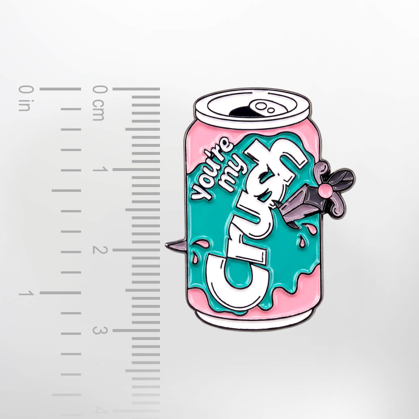 You're My Crush Dagger Soda – Smaltovaný odznak (#926) - Obrázek 2